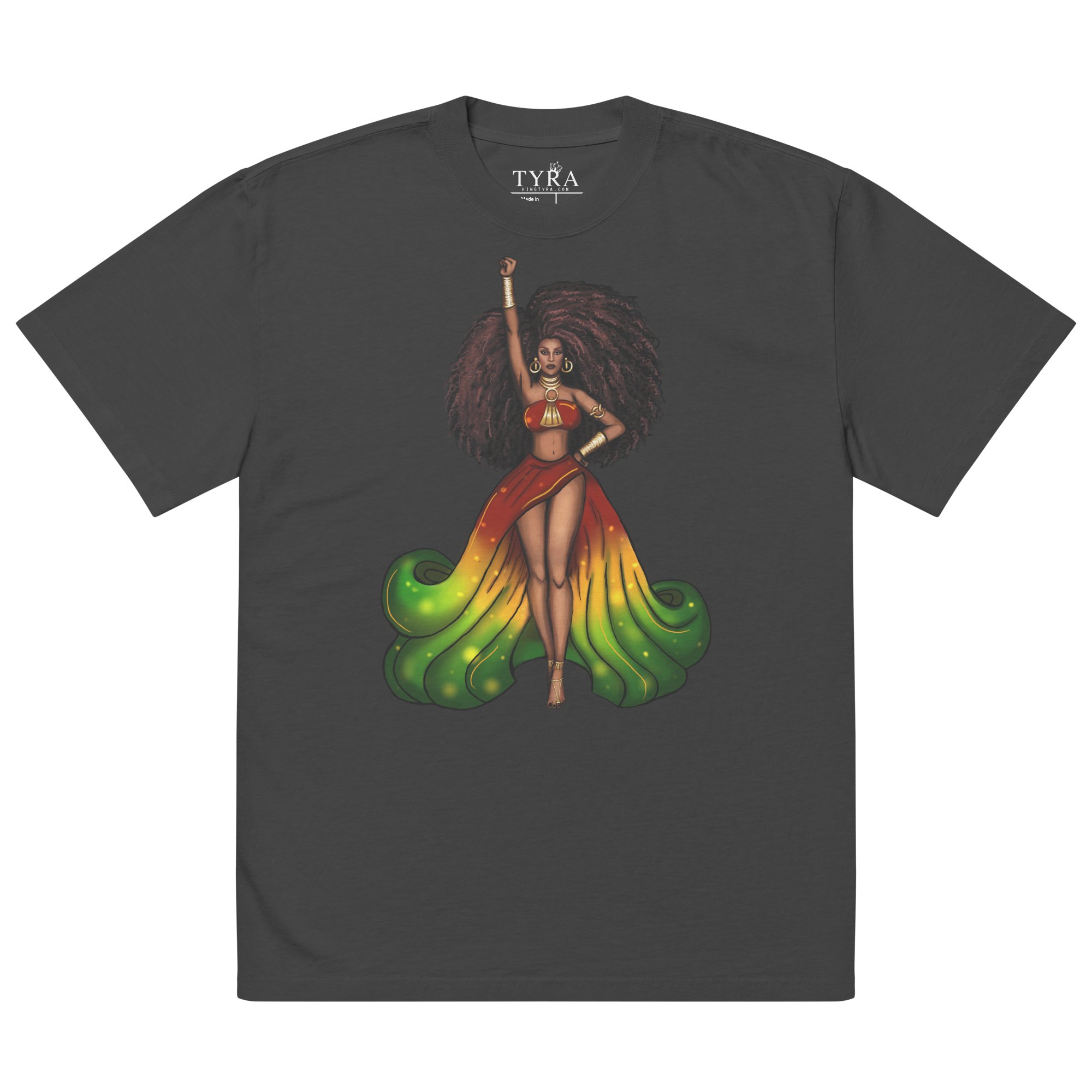 Excellence Unity Oversized SS Faded Black Tee