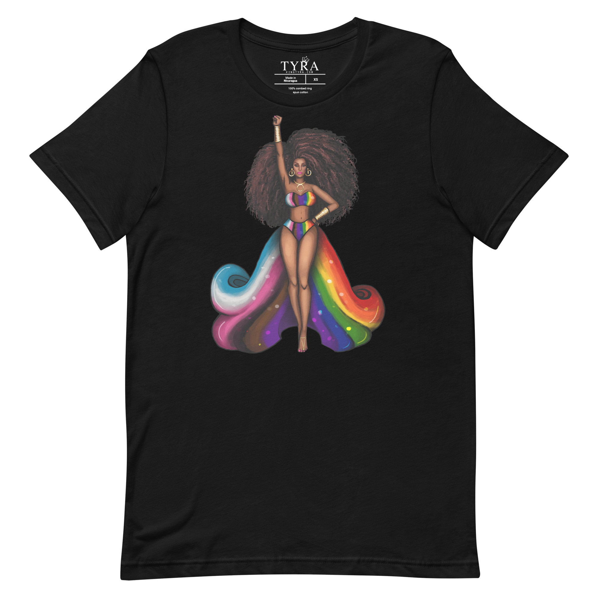 Excellence Pride SS Black Tee