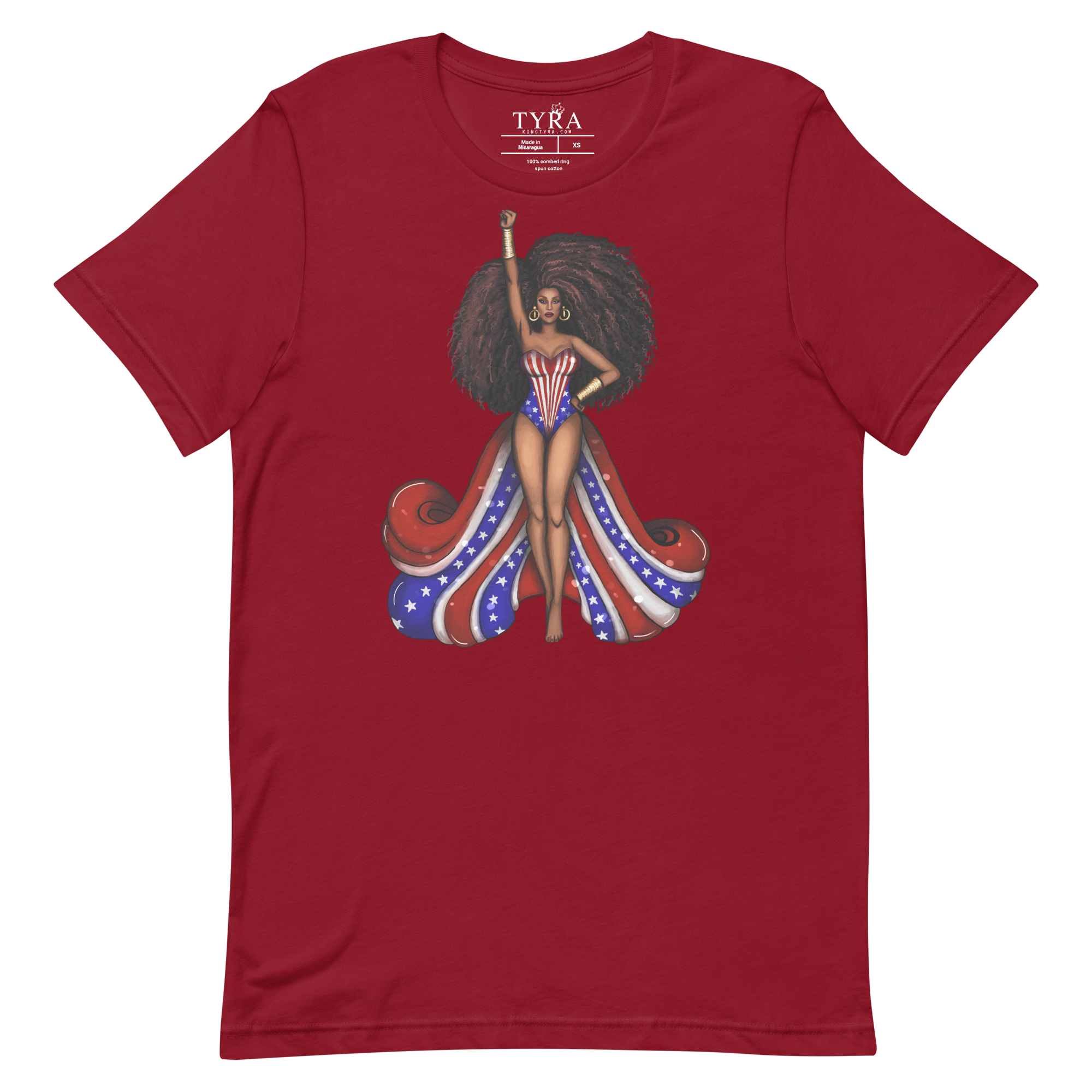 Excellence American Sweetheart SS Cardinal Tee