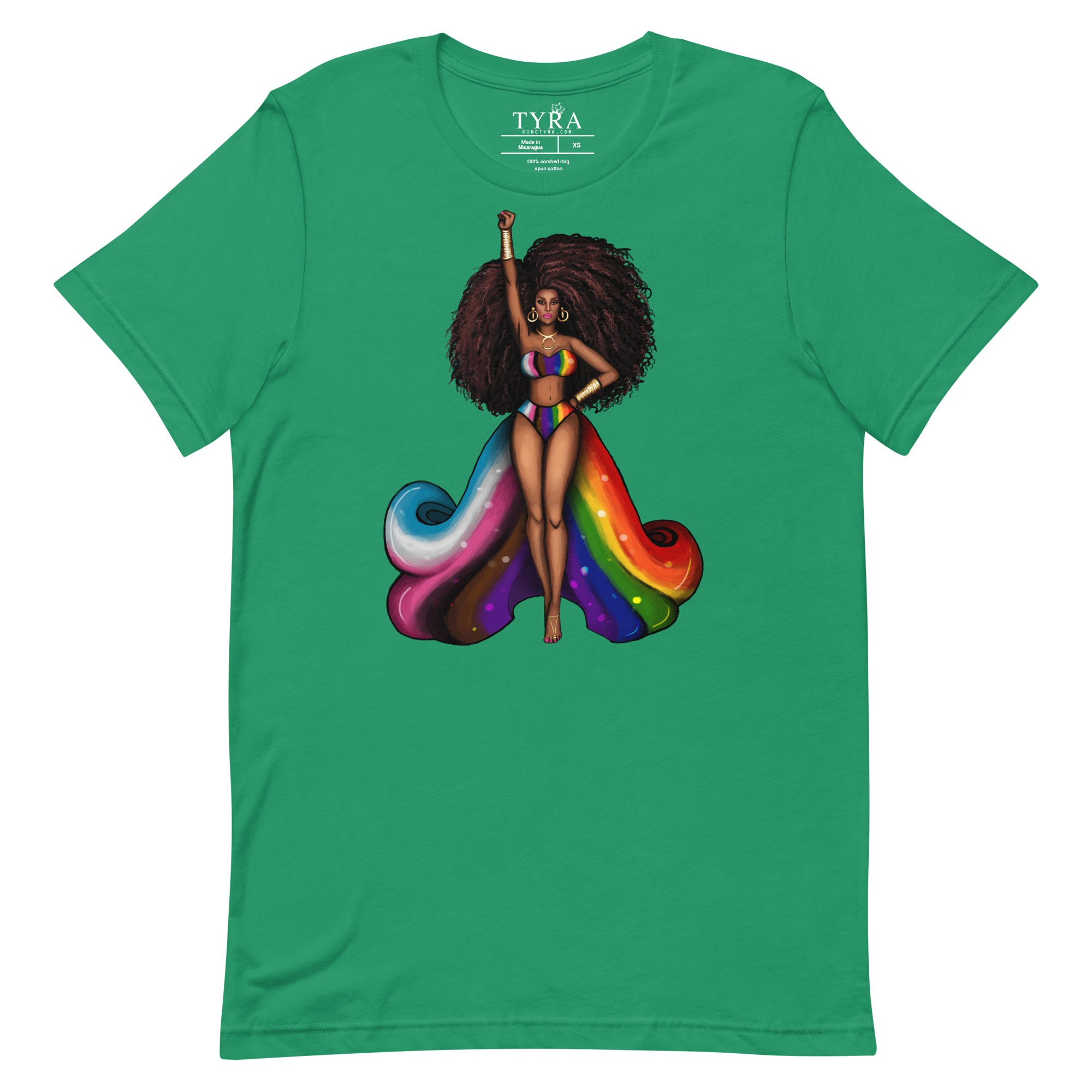 Excellence Pride SS Green Tee