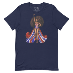 Excellence American Sweetheart SS Navy Tee