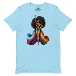 Excellence Pride SS Light Blue Tee