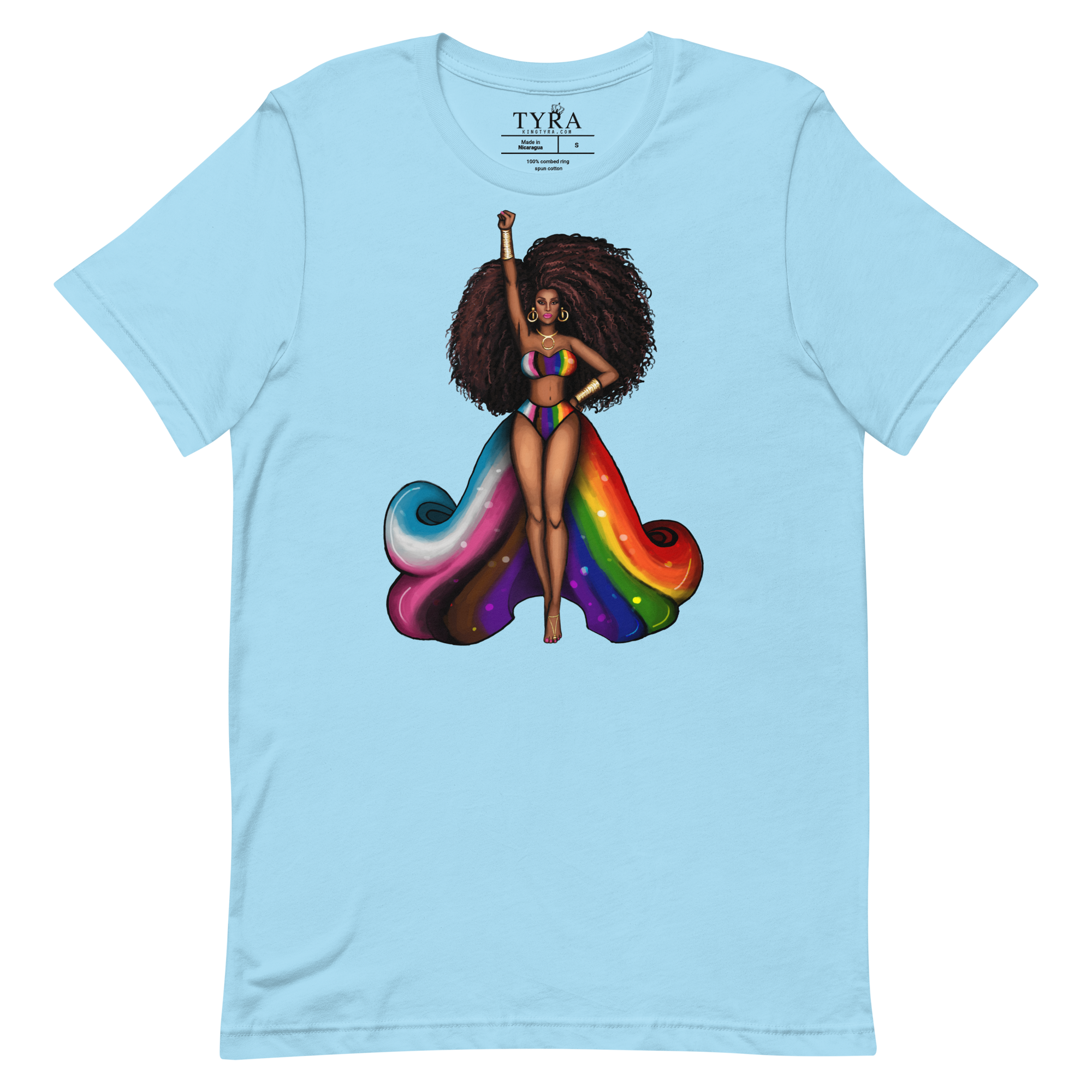 Excellence Pride SS Light Blue Tee