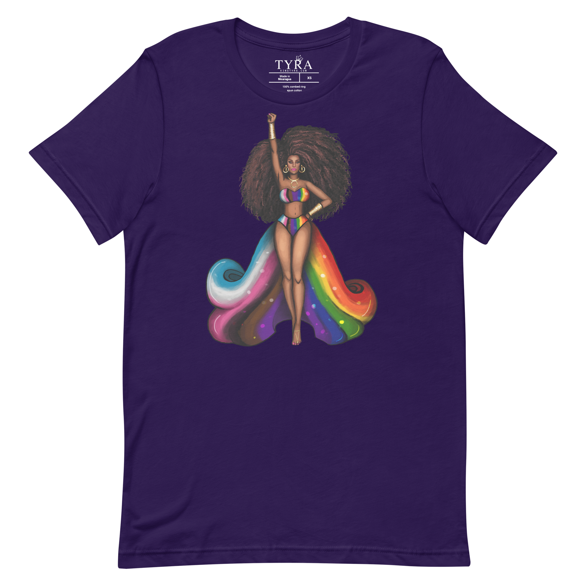 Excellence Pride SS Purple Tee